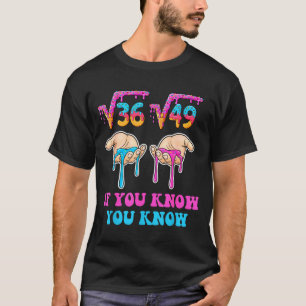 Square Root 36 49 If You Know You Know 67 Ice Crea T-Shirt