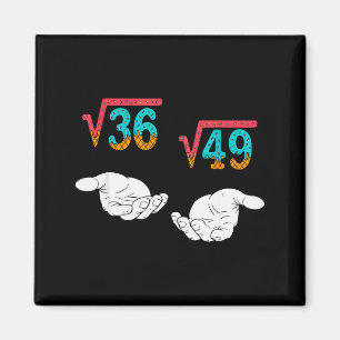 Square Root 36 49 Meme 67 Ice Cream Drip Math Teac Magnet