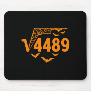 Square Root 4489 Funny Halloween Meme 67 Math Teac Mouse Mat
