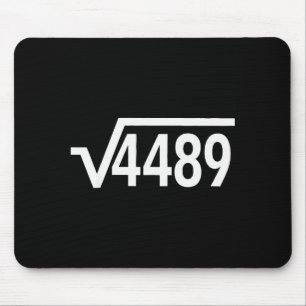 Square Root 4489 Funny Math Teacher Six Seven 67 M Mouse Mat
