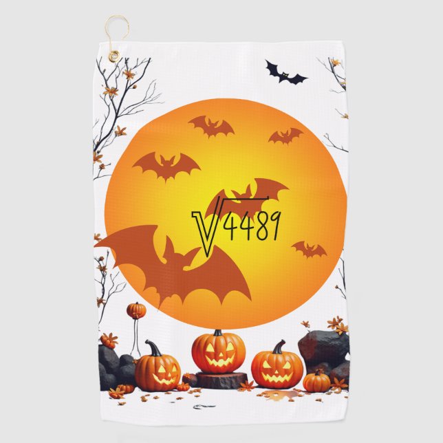 Square Root 4489  Golf Towel (Front)