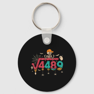 Square Root 4489 Math Teacher Funny 67 Meme Hallow Key Ring
