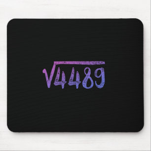 Square Root 4489 Math Teacher Six Seven 6 7  Mouse Mat
