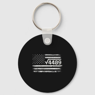 Square Root 4489 Slang Math Teacher Six Seven 6 7 Key Ring