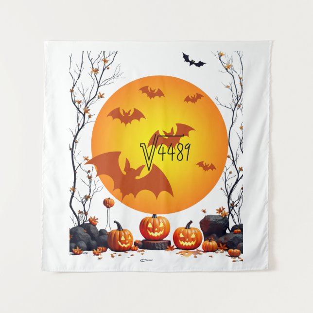 Square Root 4489  Tapestry (Front)