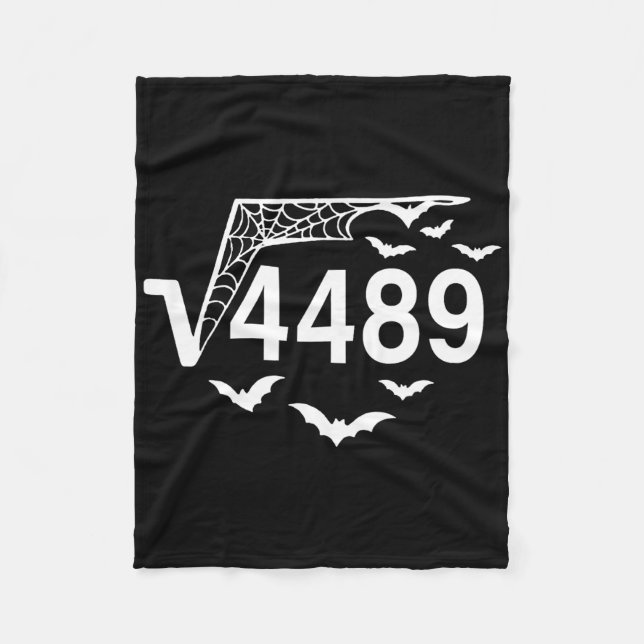 Square Root 67 Meme 6 7 4489 Slang Math Teacher Ha Fleece Blanket (Front)