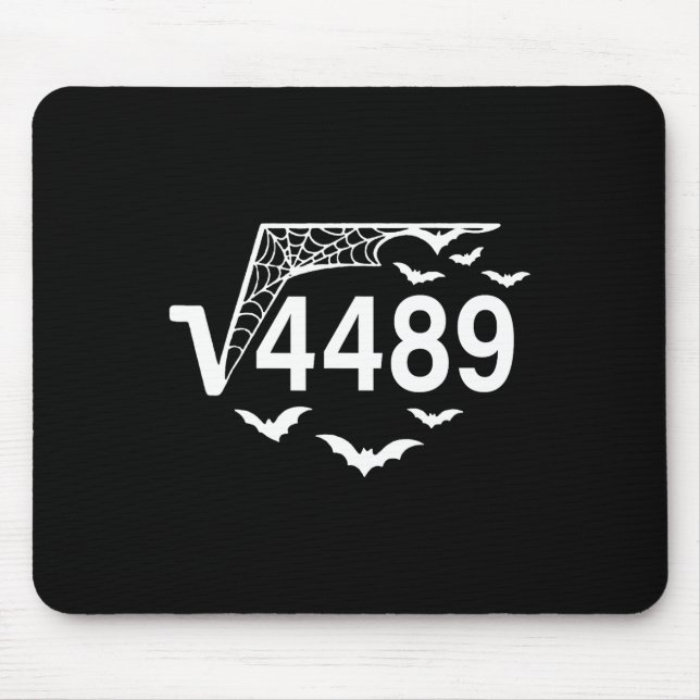 Square Root 67 Meme 6 7 4489 Slang Math Teacher Ha Mouse Mat (Front)