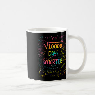 Square Root Of 10000 Math 100 Days Smarter School  Coffee Mug