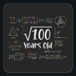 Square Root of 100 10th Birthday 10 Year Old Gifts Sticker<br><div class="desc">Perfect 10 Yrs Old Gift Idea for Kids Square Root Of 100 Years Old. Awesome gift for teen,  children,  daughter,  friends made/ born in 2014,  schoolboy,  son,  youth,  schoolchild,  boy,  kinder,  legend,  girl,  guys,  teenagers on happy 10th Birthday Party</div>