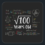 Square Root of 100 10th Birthday 10 Year Old Gifts Sticker<br><div class="desc">Perfect 10 Yrs Old Gift Idea for Kids Square Root Of 100 Years Old. Awesome gift for teen,  children,  daughter,  friends made/ born in 2014,  schoolboy,  son,  youth,  schoolchild,  boy,  kinder,  legend,  girl,  guys,  teenagers on happy 10th Birthday Party</div>
