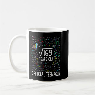 Square Root Of 169 13 Years Old Official Teenager Coffee Mug