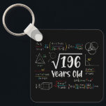 Square Root of 196 14th Birthday 14 Year Old Gifts Key Ring<br><div class="desc">Perfect 14 Yrs Old Gift Idea for Kids Square Root Of 196 Years Old. Awesome gift for teen,  children,  daughter,  friends made/ born in 2010,  schoolboy,  son,  youth,  schoolchild,  boy,  kinder,  legend,  girl,  guys,  teenagers on happy 14th Birthday Party</div>