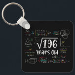 Square Root of 196 14th Birthday 14 Year Old Gifts Key Ring<br><div class="desc">Perfect 14 Yrs Old Gift Idea for Kids Square Root Of 196 Years Old. Awesome gift for teen,  children,  daughter,  friends made/ born in 2010,  schoolboy,  son,  youth,  schoolchild,  boy,  kinder,  legend,  girl,  guys,  teenagers on happy 14th Birthday Party</div>