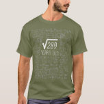 Square Root of 289 17 Years Old 17th Outfit T-Shirt<br><div class="desc">funny science,  science humour,  formula,  funny,  gift,  einstein</div>
