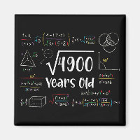 Square Root of 4900 70th Birthday 70 Year Old Gift