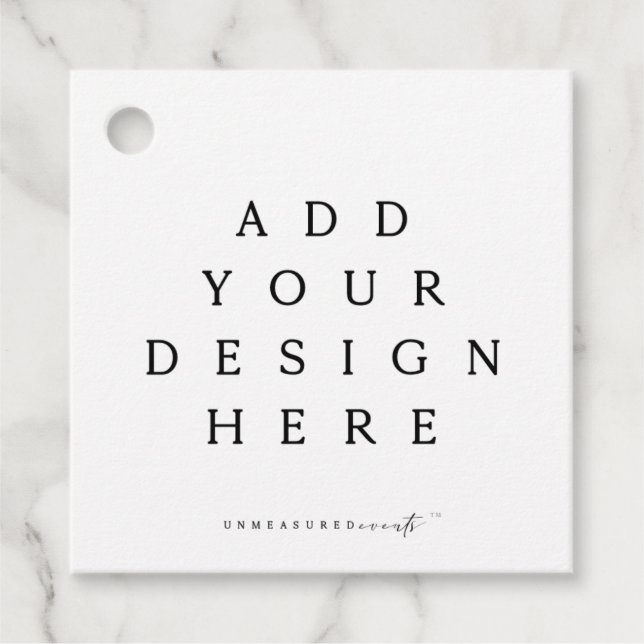 Square/Round Tag Printing (Front)