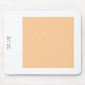 Square - Sand and White Mouse Mat