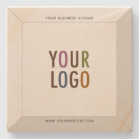 Square Sandstone Coaster Custom Logo Personalised