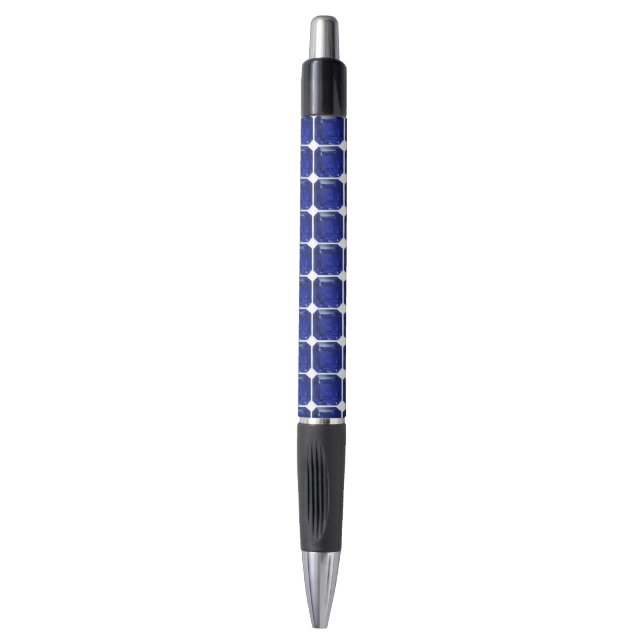 Square Sapphire Gemstone Blue (Front Vertical)