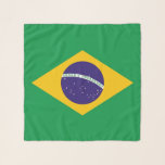 Square Scarf with flag of Brazil<br><div class="desc">Elevate your wardrobe with our square scarf featuring the flag of Brazil, a stylish way to showcase your Brazilian pride! This versatile accessory is perfect for adding a pop of colour and a patriotic touch to any outfit. The bold design of the Brazilian flag stands out beautifully, making this scarf...</div>