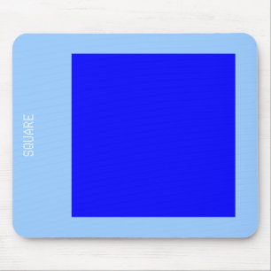 Square - Shades of Blue Mouse Mat