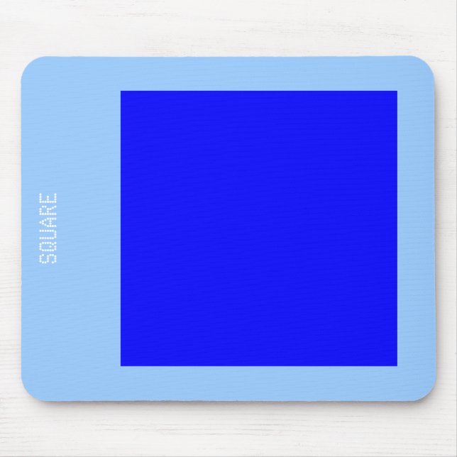 Square - Shades of Blue Mouse Mat (Front)