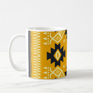 Square shawl, paisley floral batik. coffee mug