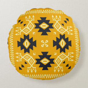 Square shawl, paisley floral batik. round cushion