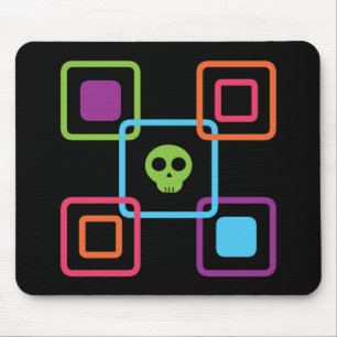 Square Skull Mouse Mat