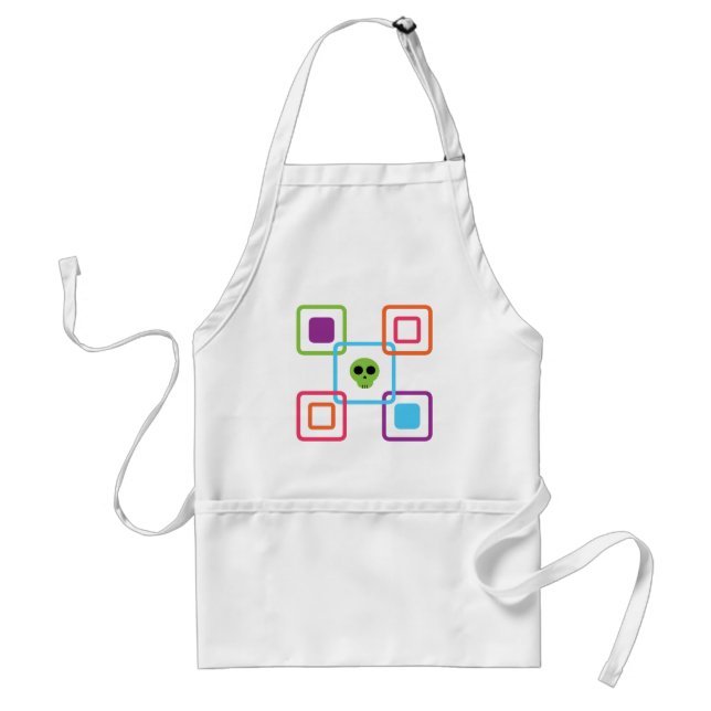 Square Skull Standard Apron (Front)