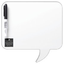 Square Speech Bubble w/ Pen