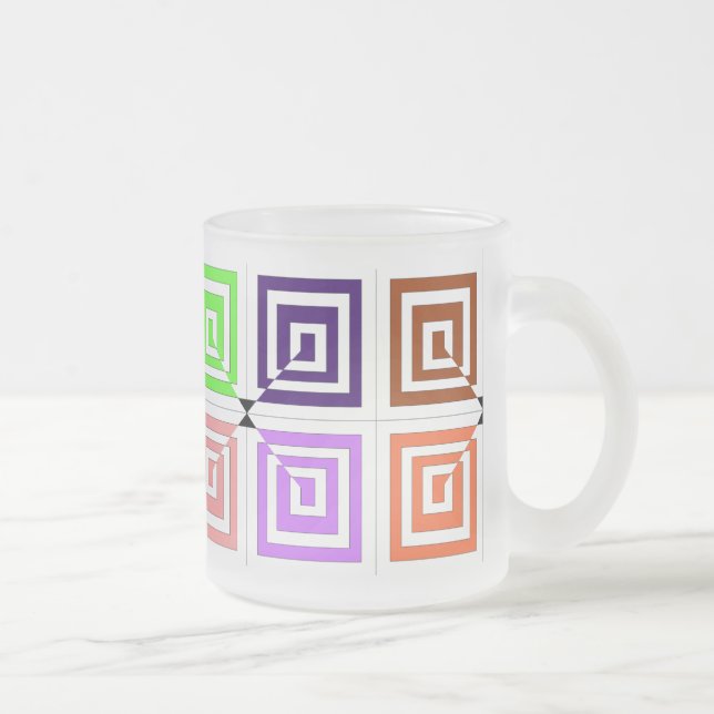 Square Spirals Mugs (Right)