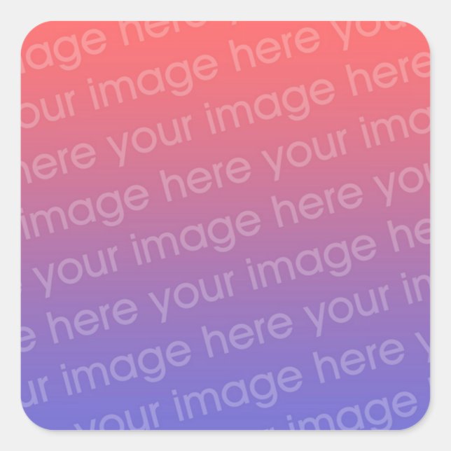 Square Sticker Photo 4 By 3 (Front)