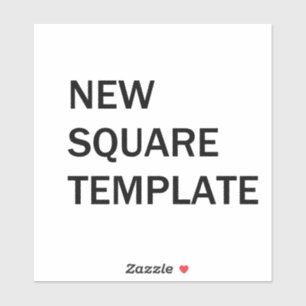 Square Sticker Template