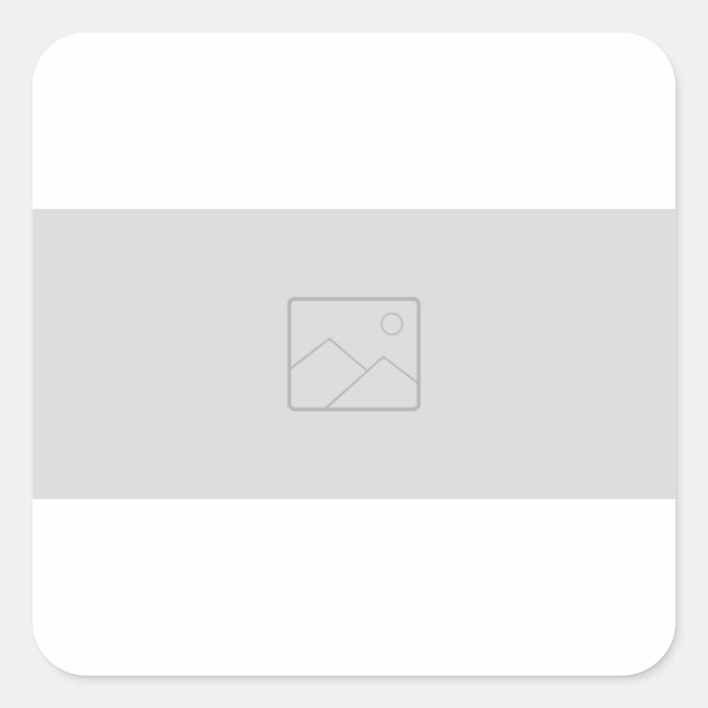 Square sticker with your image (Front)