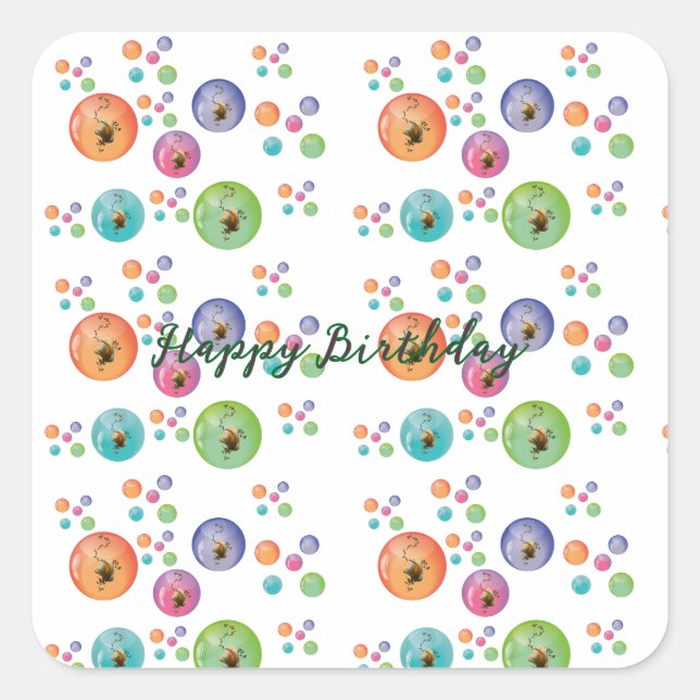 Square stickers  (Front)