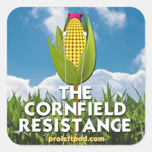 Square Stickers (20/pg) - The Cornfield Resistance