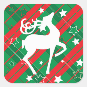 Square Stickers, Glossy, Large, 3 inch (sheet of 6 Square Sticker