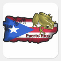 Square Stickers Yo Soy Puerto Rico