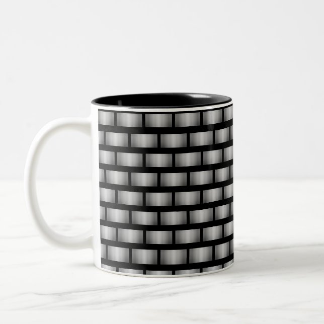 Square style   Two-Tone coffee mug (Left)