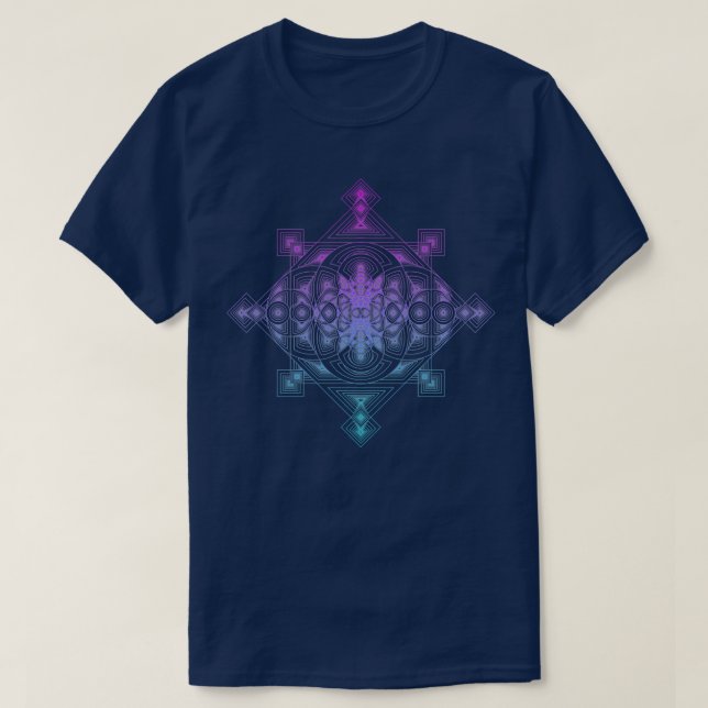 Square Superchambers Gradient T-Shirt (Design Front)