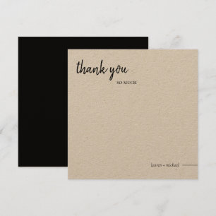 Square Thank You Card