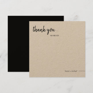 Square Thank You Card