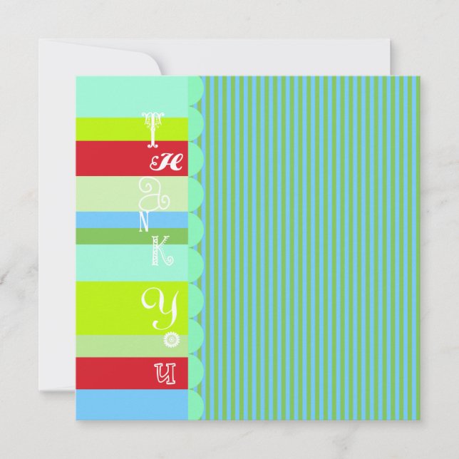 Square Thank You Card (Front)