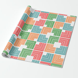 Square Threads Wrapping Paper