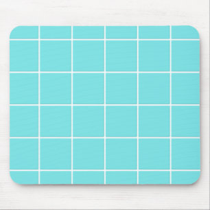 Square Tile Like Check Pattern Mouse Mat