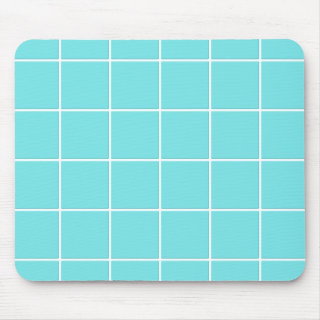 Square Tile Like Check Pattern Mouse Mat (Front)