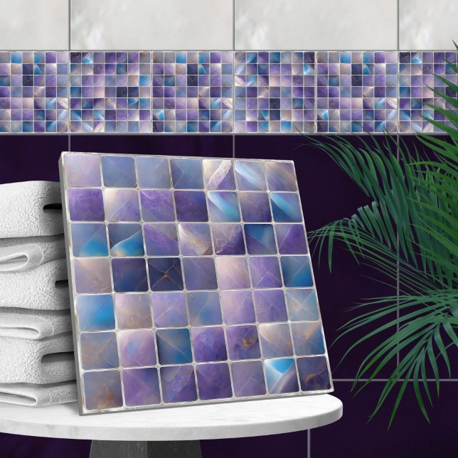 Square tiles Mosaic Fluorite and pearl (Creator Uploaded)