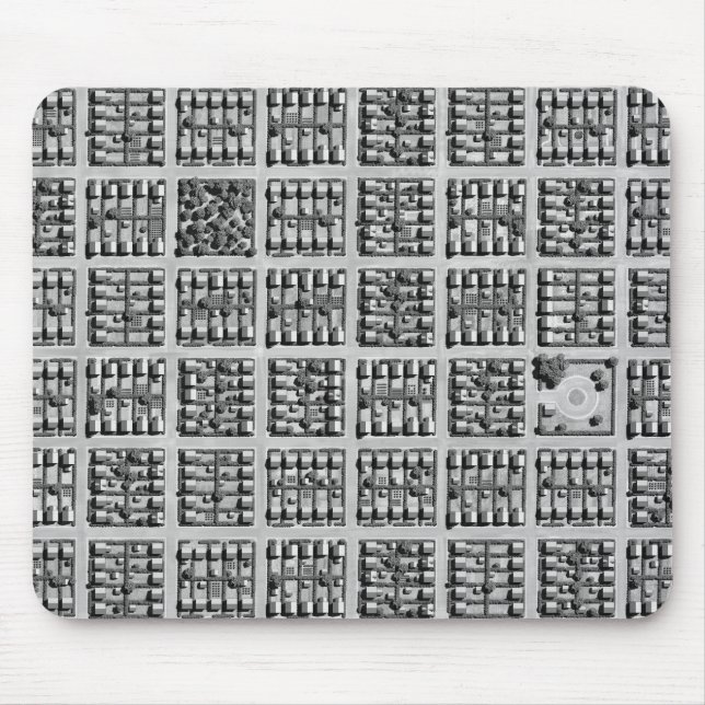 Square Town Mouse Mat (Front)
