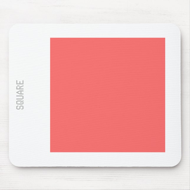 Square - Tropical Pink and White Mouse Mat (Front)